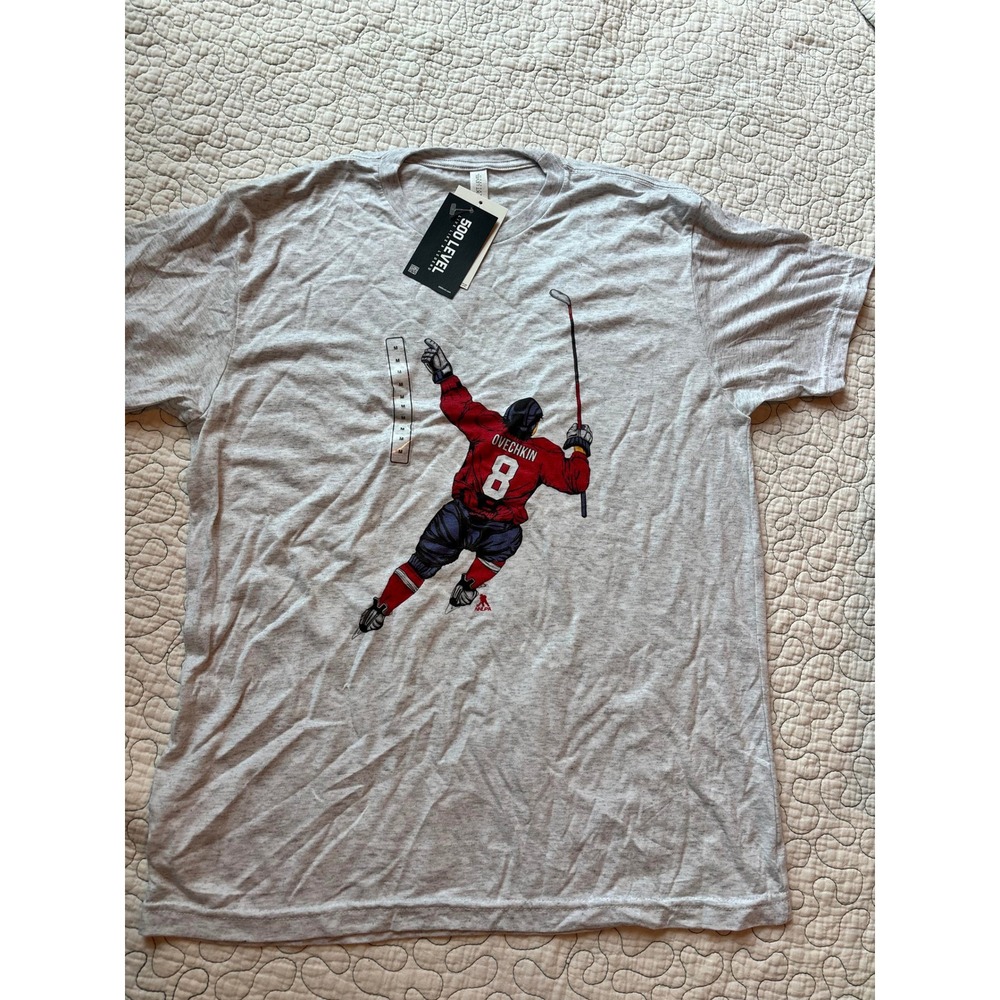 Alex Ovechkin Washington Capitals NHLPA Premium 500 Level  T-Shirt Mens Medium
